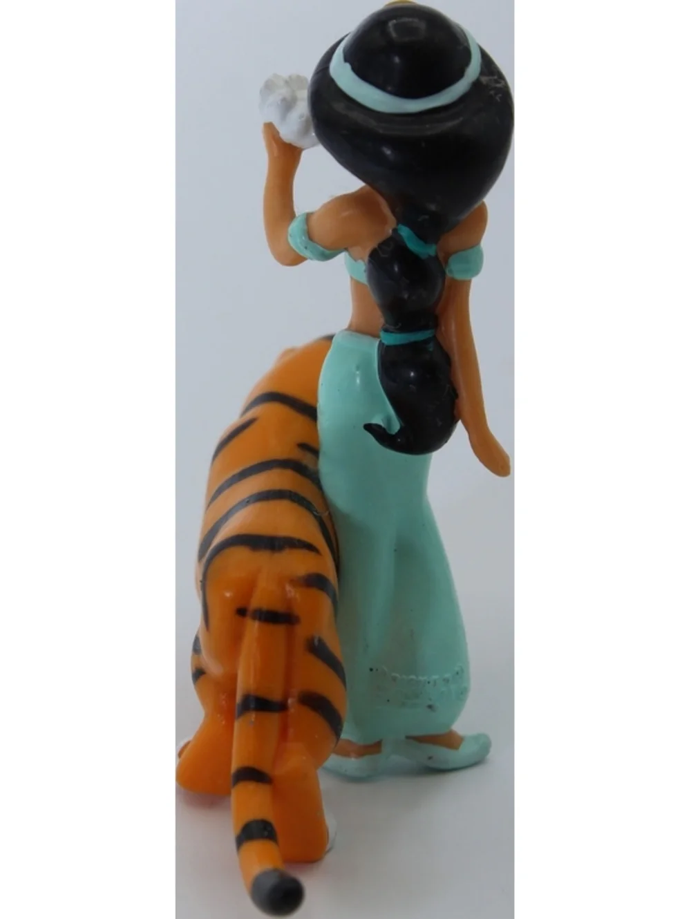 Vintage Disney Aladdin Applause Jasmine Rajah Tiger Sultan PVC Figure Lot 2 pcs